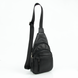 Мужская сумка-слинг Vesson 4716 черная  4716 фото 4