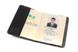 Обкладинка для паспорта натуральна шкіра LQ 101210 (Чорний) 101210 (Каскад шкіра) фото 3