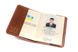 Обкладинка для паспорта натуральна шкіра LQ 101220 (Коричневий) 101220 (Каскад шкіра) фото 3