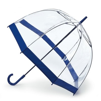 Зонт-трость женский Fulton Birdcage-1 L041 Navy (Синий) L041-024157 фото