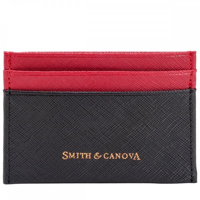 Картхолдер Smith & Canova 26827 Devere (Black-Red) 26827 BLK-RED фото