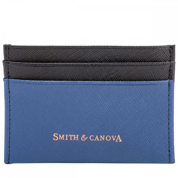 Картхолдер Smith & Canova 26827 Devere (Navy-Black) 26827 NAVY-BLK фото