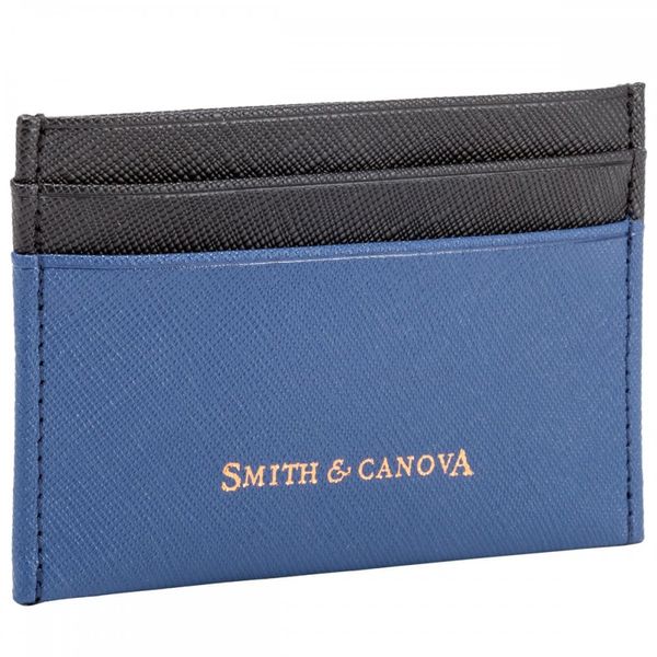 Картхолдер Smith & Canova 26827 Devere (Navy-Black) 26827 NAVY-BLK фото