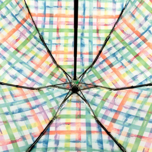 Зонт женский Fulton Soho-2 L859 Rainbow Check (Радужная клетка) L859-033500 фото