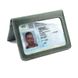 Обкладинка з натуральної шкіри на автодокументи, права, id паспорт з відділами для карток, LQ 701170 (Зелений) 701170 (Матова шкіра) фото 2