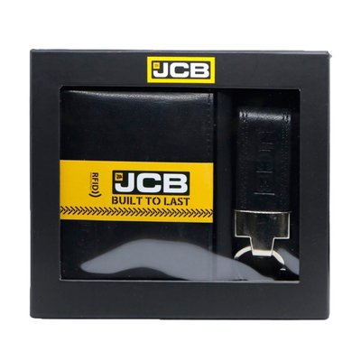Набор кошелек мужской и брелок JCB GS01 Black (Черный) JCBGS01 BLK фото