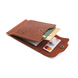 Затискач із відділами для кредитних карток на кнопці, матова шкіра Crazy Horse LQ 602160 (Рудий) 602160 фото 5