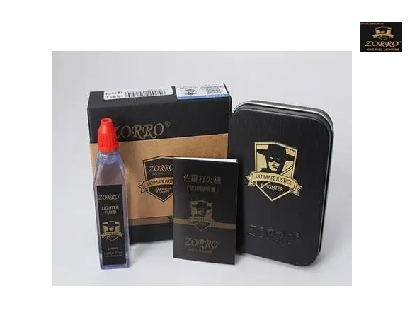 Зажигалка бензиновая Zorro Limited Edition в жестяной коробке HL-286 фото