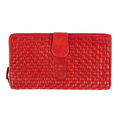 Вінтажний жіночий гаманець Ashwood D84 Red D84 RED фото